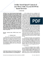 Vector Controller Based Speed Control of Induction Motor Drive With 3-Level SVPWM Based Inverter PDF