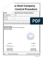 Liquid Penetrant Testing