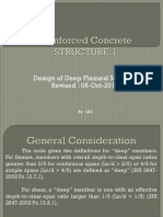 7 Design of Deep Flexural Member