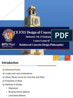 Lecture-II Basics of Reinforced Concrete Design