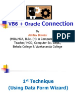 VB + Oracle Connection by AB Sir