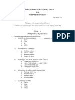 CS705A Internet Technology PDF