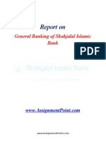 General Banking of Shahjalal Islamic Bank