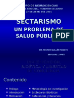 Sectarismo Un Problema de Salud Publica