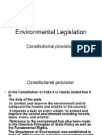 Environmental Legislation in India