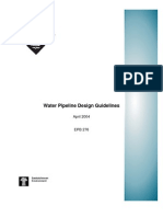 Water Pipeline Design Guidelines