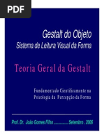 Gestalt Do Objeto - João Gomes Filho