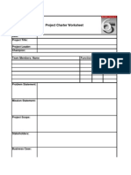 Six Sigma Template Worksheets NCSU