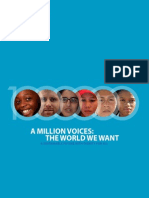 A Million Voices: The World We Want: A Sustainable Future With Dignity For All