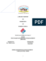 A Project Report On Marketing of Domino's