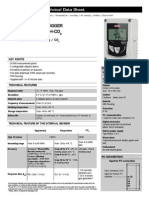 Kimo Kistock KTH Co2 Logger Data Sheet PDF