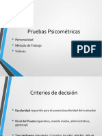 Pruebas Psicometricas Personalidad