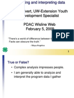 Matt Calvert, UW-Extension Youth Development Specialist PDAC Wisline Web February 5, 2009