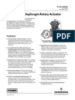 Fisher Diaphragm Rotary Actuator