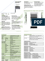 Dimensions (277.65 X 59 X 175mm / 10.93" X 2.32" X 6.89") : Com1 Com2 USB x4 Remote Power Button CF Gbe Lan X2