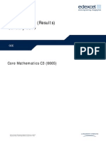 Mark Scheme (Results) January 2010: Core Mathematics C3 (6665)