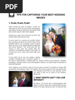 Wedding Photography Tips