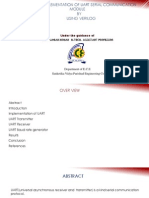 Design and Implementation of Uart Serial Communication