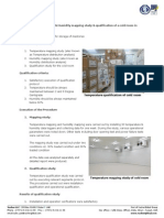 Case Study-Temperature & Humidity Mapping Study & Qualification of A Cold Room in Qatar