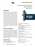 Infrared Hydrocarbon Gas Detector Open Path Eclipse Model Opecl