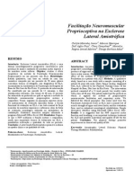 Facilitação Neuromuscular Proprioceptiva Na Esclerose Lateral Amiotrófica