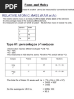 Rams and Moles Notes