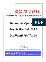 Gol e Parati 1.0 16v Bosch Motronic 3.8.3 - VW