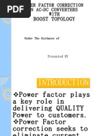 Power Factor Correction in Ac-Dc Converters With Boost Topology