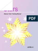 Indian Abacus Stars Tutor Training Manual - 8th Level - Free