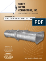 Flat Oval Duct and Fittings