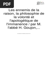 Les Ennemis de La Raison - Abbé Goujon