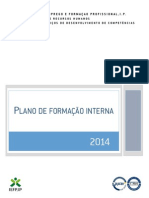 Exemplo de Plano de Formação Interna