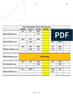 II Year Class Schedule - Term VI - Batch 2013-2015: Christmas Holiday