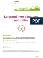 Le Grand Livre D'astuces Naturelles