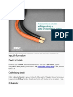 Cable Calculation 