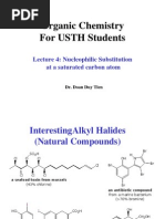 Lecture 4 - Nucleophilic Substitution