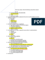 Biochem Final Exam Answers