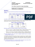 FT Assignment 1 Solution Key (BIS)