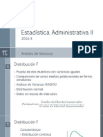 Analisis de Varianza - Resumen