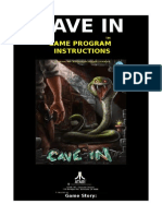 Cave In: Game Program Instructions