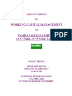 A Project Report On Working Capital Management Nidhi Srivastava