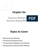 Business Markets and Business Buying Behavior