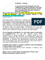 11-10-2014 - Porque Deus Conta Conosco Isaias 6.8 e Lucas 5 29.32