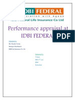  Performance Apprisal IDBI BANK