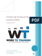 Curso de Auxiliar de Laboratório 2010