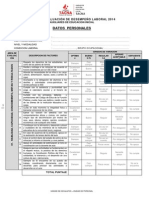 Ficha Eval. Desempeño Laboral 2014 - Inicial