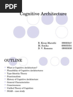 Cognitive Architecture