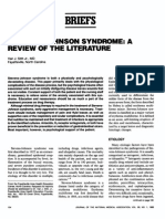 Stevens-Johnson Syndrome: Review of The Literature: Stitt Carolina