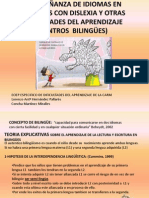 Bilingues - La Enseñanza de Idiomas en Alumnos Con Dislexia