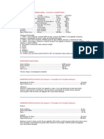 Formulas de Produtos de Limpeza